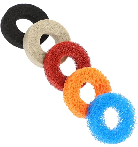 BELLIFFY 5 Stück Spielgriffringe aus Schwamm für Game Controller Leicht Verlängert Lebensdauer Geeignet für Gaming Zubehör für Gamer