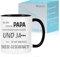 Tassen für Papa, Geschenk zum Vatertag von Tochter, Geburtstagsgeschenke, Kaffeetasse to go, Geschenk für Männer, Erntedankfest, Weihnachten, 330ml