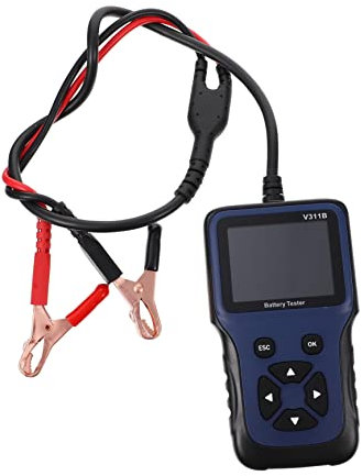 MUCKLILY 12v Testeur De Batterie Auto Analyseur Professionnel Avec Écran Large Et Langues Sélectionnables Pour Garage Et Usine Automobile