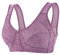 Bras Brassiere for Women Push Up Padded Unlined Bra Running deep Cup Bra Hide Back Fat with Shapewear Incorporated Purple
