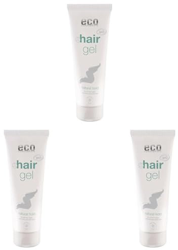 eco cosmetics | Haargel (bio, vegan, Naturkosmetik) Styling-Gel (Packung mit 3)