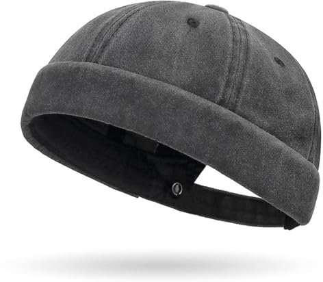 YKDLLF Cotton Docker Cap Seemannsmütze Hafenmütze Sommer Docker Cap Quick Drying Cap Ohne Schirm Schnelltrocknend Seemannsmütze Fisherman Beanie