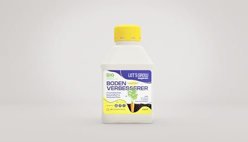 Let’s Grow Bio® Ecostern® – Bio-Bodenverbesserer auf Basis lebender Mikroorganismen – Steigert biologische Bodenaktivität und Bodengesundheit–Ideal für Gewächshaus,Hochbeet,Garten, Zierpflanzen–250 ml