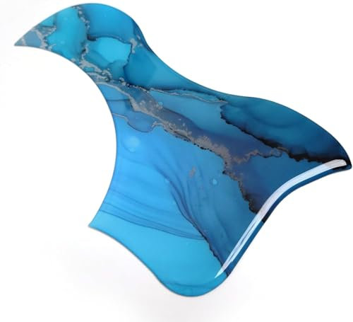 Akustikgitarre Pickguard Verdickte Selbstklebende Gitarre Plektrumschutz Kratzplatte für Taylor Akustikgitarre Ersatzteile (SN03)