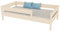 KidsComfort® Kinderbett gebleichte Eiche 180x90 cm I stabiles Bett für Kinder und Kleinkinder ohne Matratze I ohne Schublade Kinder Betten für Mädchen & Jungen, Bett Kinder Holz, Bettgestell Babybett