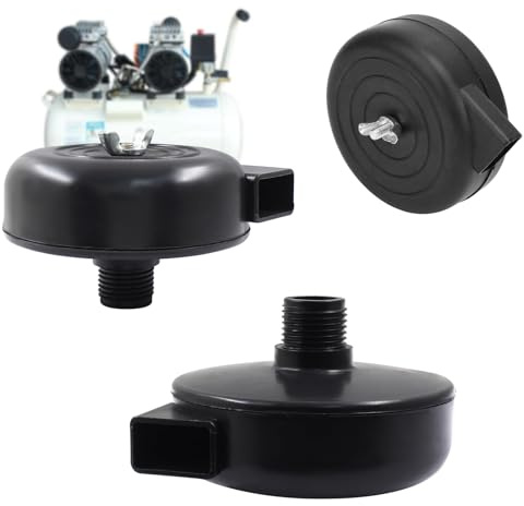 2 Stück Schalldämpfer Filter Kompressor, Luftkompressor Ansaugfilter, Luftkompressor Schalldämpfer Filter 3/8 16Mm, Lufteinlassfilter Mit Gewinde, Geeignet Für Kolbenkompressoren