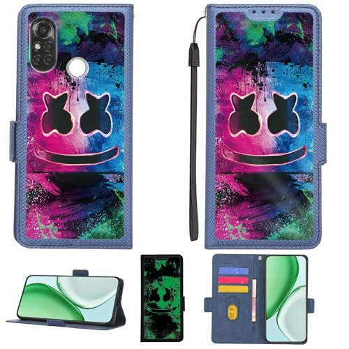 Aroepurt hülle Kompatibel Für Corn X55 Prime Hülle Case Handyhülle Schutzhülle [Mit 9H Härte HD Schutzfolie][RFID-Blockierung][Dunkler Leuchteffekt] LPT-BQ