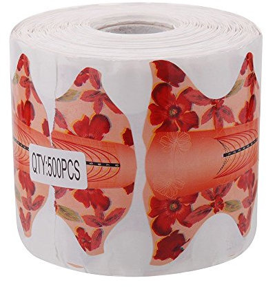 Crisnails® 300 Moldes deMariposa Autoadhesivos para Manicura,
