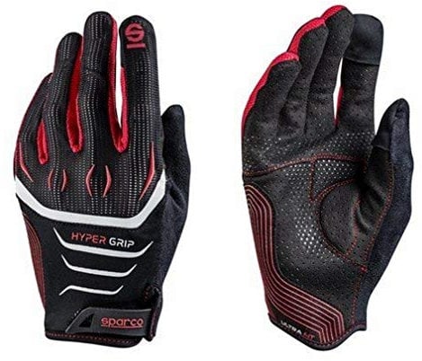 Sparco 002094NRRS12 Handschuhe Größe Hyper 12 Schwarz/R