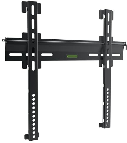 Low profile fixed TV and Monitor wall mount bracket for screens up to 65