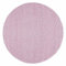 Teppium Moderner Hochflor Teppich Wohnzimmer 80 cm Rund Rosa - Shaggy Flauschiger Teppich, Extra Weich, Pflegeleicht und Einfarbig - für Schlafzimmer, Küche und Esszimmer
