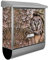 banjado® Burgwächter Briefkasten Edelstahl 38x39x12cm mit Motiv Eule/Briefkasten Edelstahl ohne Zeitungsfach/Briefkasten grau/Postkasten inkl. Montagematerial & 2 Schlüsseln