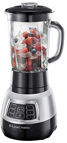 Russell Hobbs Mixeur Blender Professionnel 1,5L, Lames 6 Pointes Revêtement Titane, 3 Programmes, 3 Vitesses - 25720-56 Velocity