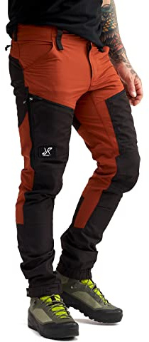 RevolutionRace Men's RVRC GP Pro Trousers, Durable and Ventilated Trousers for Hiking, Walking, Exploring and All Other Outdoor Activities, Rusty Orange, XL