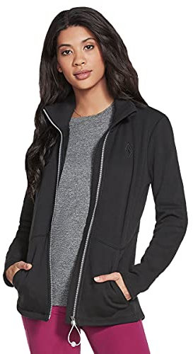 Skechers Women's Gosnuggle Jacket, Black, S UK