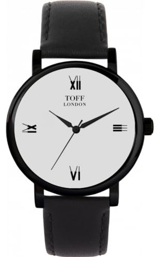 Toff London Cricket Batons Watch Ladies 38mm Case 3atm Resistente all'acqua Movimento al quarzo progettato su misura Lusso alla moda