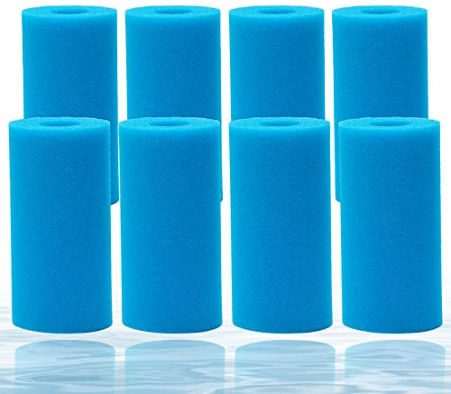 Jfuns Lot de 4 cartouches filtrantes de type A pour piscines, réutilisables et lavables pour Intex type 29000E/59900E