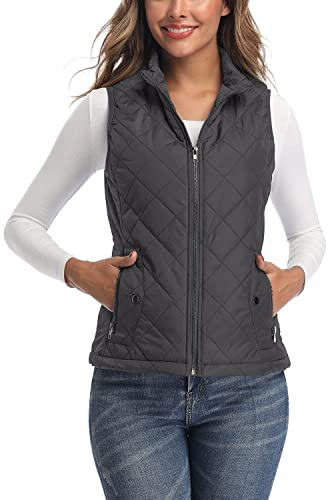 LONGKING Padded Gilet de mode Femme (lot de 1)