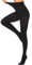 DUCMODA Damen Strumpfhose 80 DEN 29 Farben Elastisch Feinstrumpfhose Blickdicht Pantyhose Bunte Damenstrumpfhosen,Schwarz,L