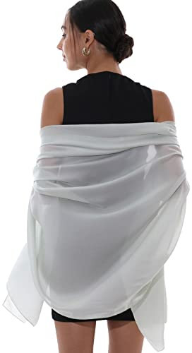 RIIQIICHY Stola Damen Festlich für Abendkleid Hochzeit Grün Schal Tücher Schultertuch Sommer
