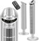 KESSER® Ventilatore a torre con TELECOMANDO - ventilatore a colonna con display a LED - ventilatore a piantana - climatizzatore