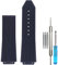 WRISTARMOR 25 mm Gummi-Ersatzband, kompatibel mit Hublot Big Bang Uhrenarmband, sportliches wasserdichtes Armband (schwarz)