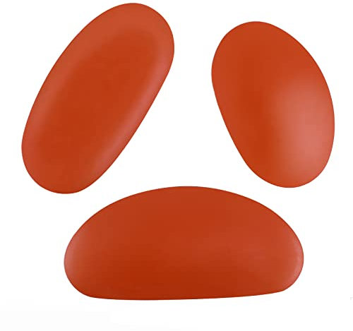 KALIONE 3-teiliges Keramik Ton Rippen Gummi Keramik Rippe, Silikon-Töpfer-Tonwerkzeuge und Zubehör, Formwerkzeug-Set für Tonkeramik, 3 Größen Schlamm-Ton-Werkzeuge, weiche Gummi-Töpferrippe