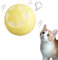 Peticularz® Katzenspielzeug Selbstbeschäftigung Elektrisch Powerball 2.0 für Katzen, Inteaktives Wloom Intelligenz Katzenball Magic Ball (Gelb mit Stern)