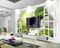 Fototapete 3D Effekt Fensterlandschaft Wasserfall Tapete Kinderzimmer Deko Tapeten 3d effekt Wandbilder S-16542 400X280CM