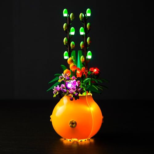 Kit d'éclairage LED compatible avec Lego 40588 Flower Pot (pas de modèle), kit d'éclairage décoratif compatible avec Lego Flowerpot 40588 Jouet créatif