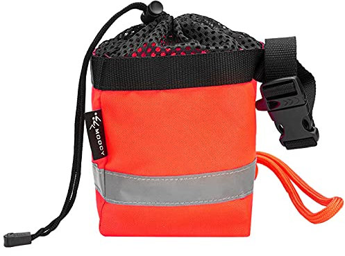 Throw Bag For Water Rescue, With 15m Reflective Water Rescue Floating Rope, Floating Life Line for Boating, Kayaking, Rafting, Ice Fishing, Swimming, Portable High Visibility Outdoor Saving Equipment