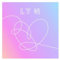 MOHTOY K-Pop BTS Love Yourself Album-Poster, Leinwandposter, Wandkunst, Dekordruck, Gemälde für Wohnzimmer, Schlafzimmer, Dekoration, ungerahmt, 30 x 30 cm
