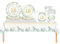 69pcs Sage Green 18th Birthday Decorations,18th Birthday Tablecloth,Paper Plates,Napkins Serviettes and Cups Sets for 18th Birthday Table Decorations for Girls,Boys,Lady,Him,Her 18th Birthday Gifts