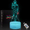 WYDCAA Lampe Jujutsu Kaisen, Gojo Satoru Nachtlicht 3d Illusion Anime 16 Farben Led Acryl, Kinderzimmer Dekoration Merch, Geburtstag Weihnachten Geschenke