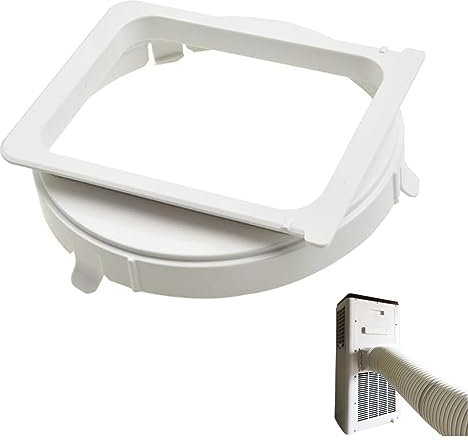 NASSMOSSE Portable Air Conditioner Exhaust Hose Adapter 5.91x5.91inch Replacement Air-conditioning Duct Tube Pipe Connector Fitting Interface, Square