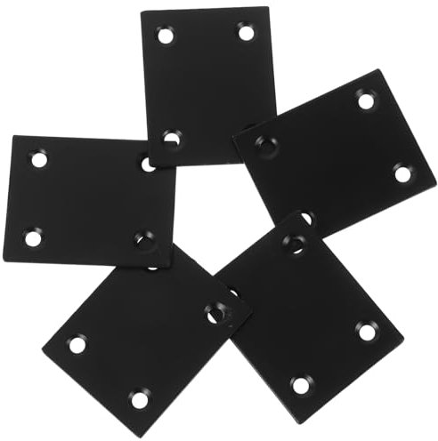 iplusmile 5piezas Soporte De Inoxidable Para Conexión De Placas Planas Para Fijación De Mesas y Sillas Estabilidad y Durabilidad Diseño De Esquinas