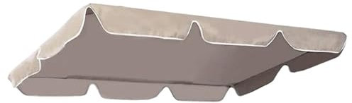 BUUNHI Hollywoodschaukel Abdeckung Ersatz-Schaukelmarkise, wasserdicht, für Garten, Terrasse, Hängematte, Schaukelmarkise, Haushaltshof, Sonnenschutztuch Gartenschaukel(BE)