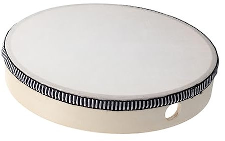 UPKOCH à Main tambouriner Instrument à Tambourin sur Cadre Tambours à Main pour Adultes fûts à air Petit Percussion Jouet Bebe en Bois bébé Bambou