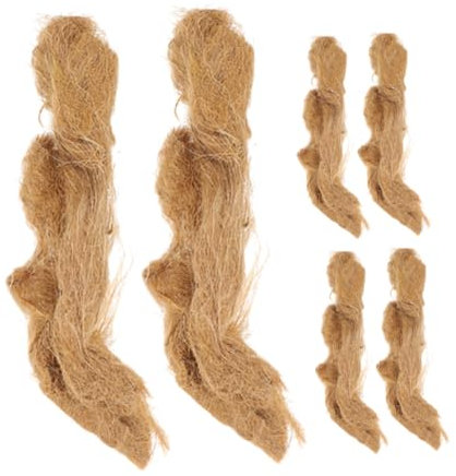 ibasenice 6Stücke Jute Feueranzünder Natürliches Überlebenstool Für Outdoor Aktivitäten Tragbar Und Unverzichtbar Für Camping Vielseitig Einsetzbar Für Grills