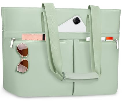 ENONEO XXL Strandtasche, sandabweisend, Nassfach (Reines Grün)