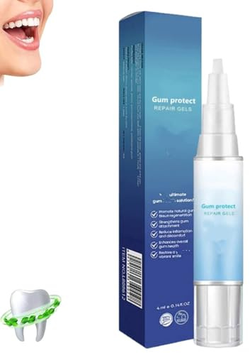 Zahnfleisch Therapie Gel,Teeth Repair Gel Erfahrungen,Zahnfleischrückgang,Reduziert Zahnfleischbluten,Gum Shield Therapy GumErleichterung ParodontalBehandlung,Tiefenreinigung Des Zahnfleischs (1)