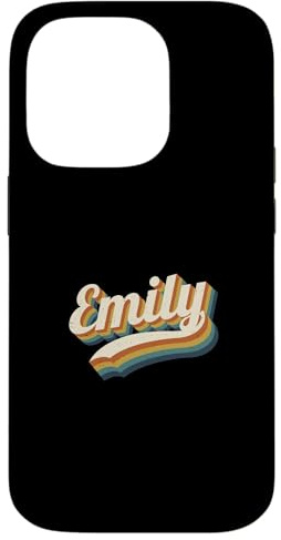 Vintage Emily Personalized Name Emily Case for iPhone 14 Pro