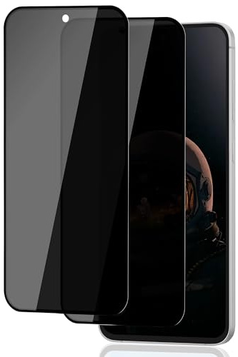 ICESPRING für Panzerglas für Samsung Galaxy S24 Blickschutz, 2 Stück Anti-Spy Panzerfolie für Samsung S24 Folie, 9H Härte Sichtschutzfolie für Galaxy S24 Panzer Schutz Glas