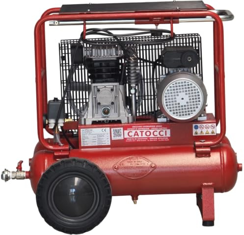 Compressore a Cinghia Monofase Hp 3 Serbatoio Litri 11+11 GIS GS17/TWIN/CAR/M