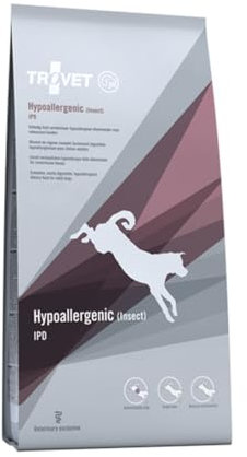 Trovet Hypoallergenic Insekten + Kartoffel IPD | 10 kg | Diätalleinfutter für Hunde mit Futtermittelunverträglichkeiten | Nur eine Protein- und Kohlenhydratquelle | Getreidefrei