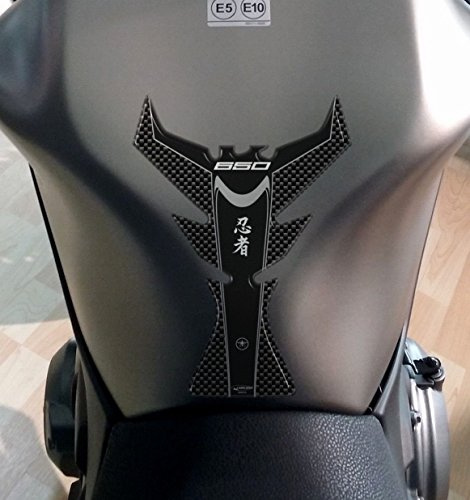 LABELBIKE 3D Aufkleber Motorrad Tankpad kompatibel mit Kawasaki | Ninja 650, Harzschutz, Kratzfestigkeit, Dekoration
