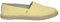 TOMS Womens Classics Plant Dyed Yellow Canvas Rope 37.5