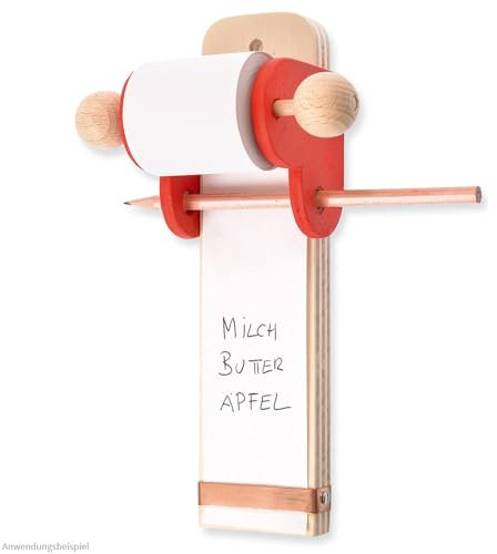 matches21 HOME & HOBBY Notizzettelhalter DIY Holz Bastelset für Kinder ab 10 Jahren Wandhalter Notizzettelspender Bausatz