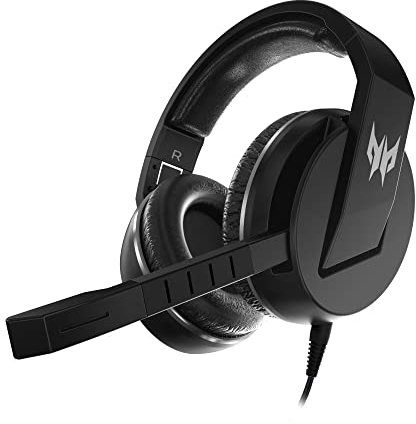Predator Galea 311 Gaming Headset (TrueHarmony Soundscape-Technologie, Plug & Play, omnidirektionales Mikrofon) schwarz
