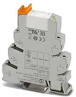Phoenix Contact PLC-RSC-230AC/21HC/SO46/HI Relaismodul, 190V / 253V 60V dc, 1-poliger Wechsler DIN-Schienen, Packung a 10 Stück